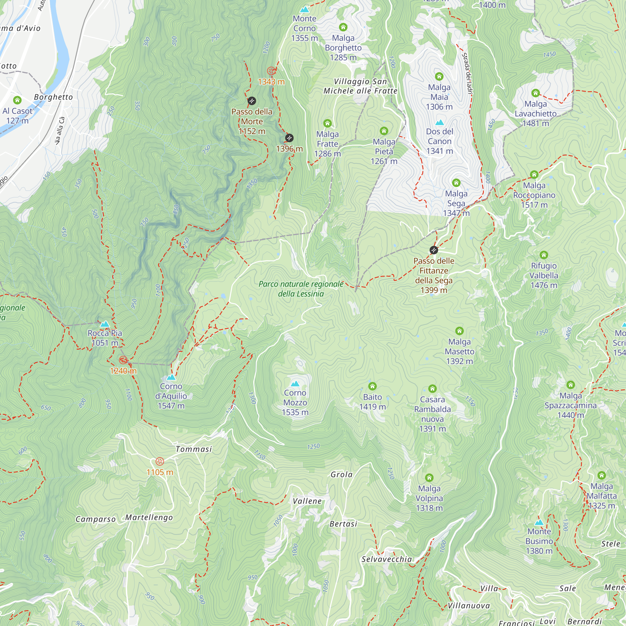 Pealda bassa map