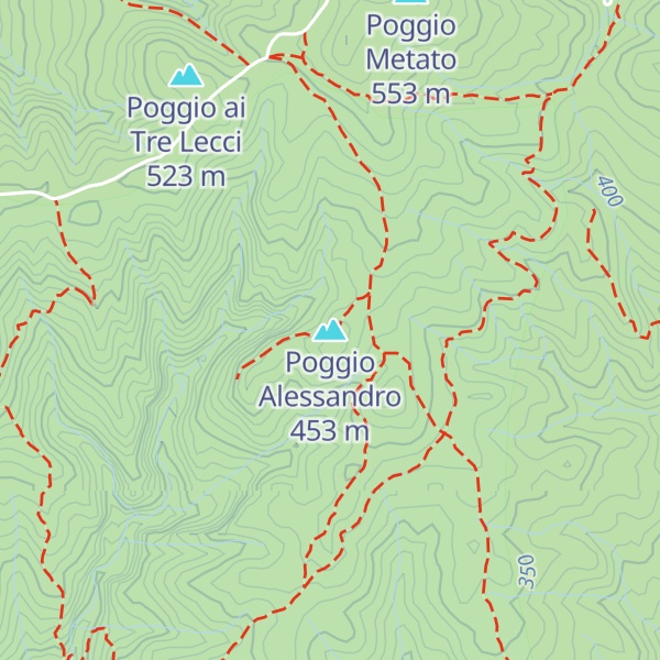 Map of Poggio Alessandro