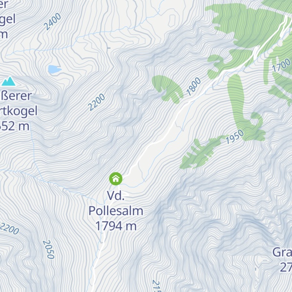 Map of Vordere Pollesalm