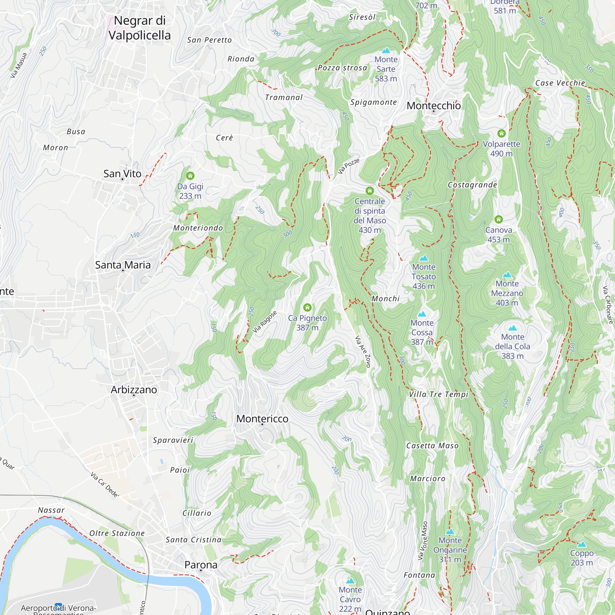 Ca Pigneto map