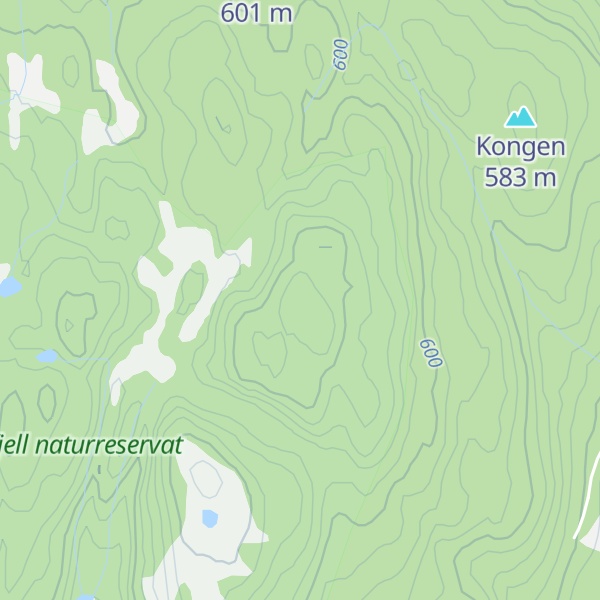 Map of Nordklofjellet