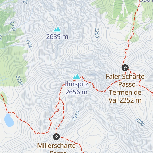 Map of Ilmspitz