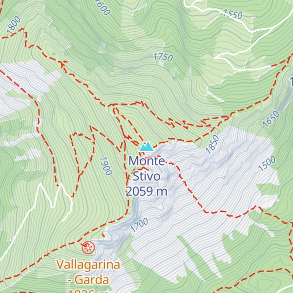 Map of Monte Stivo