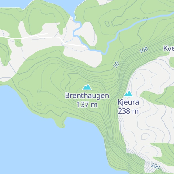 Map of Brenthaugen