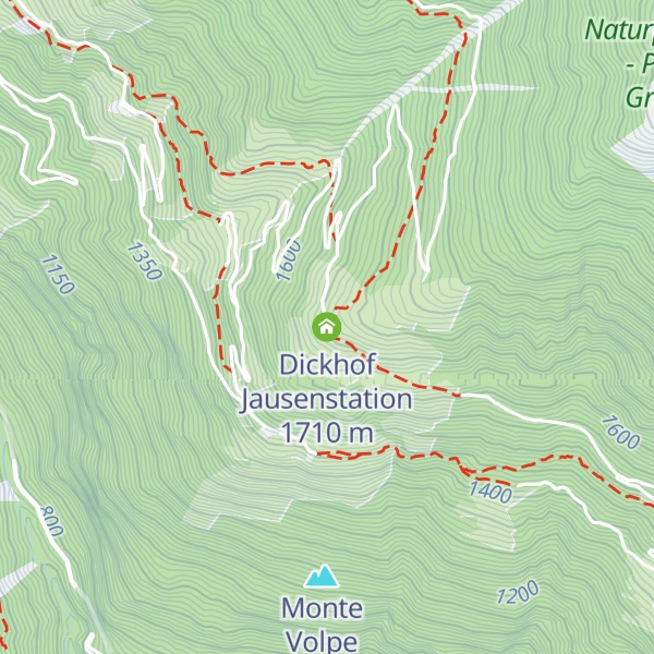 Map of Dickhof Jausenstation