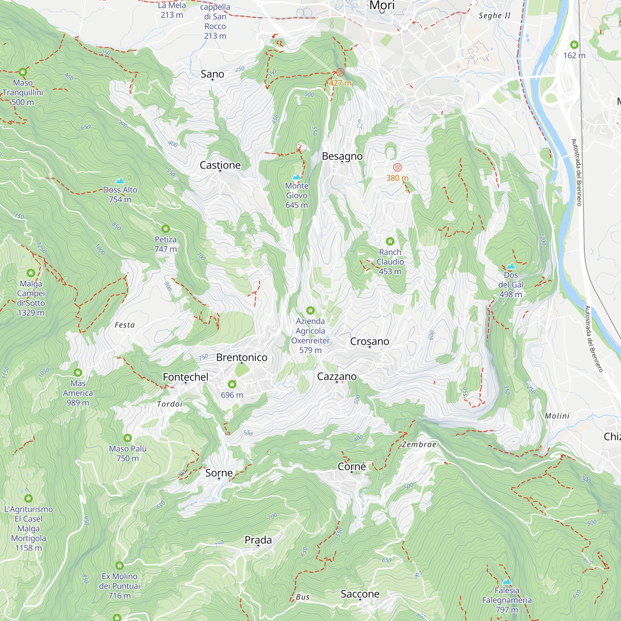 Azienda Agricola Oxenreiter map