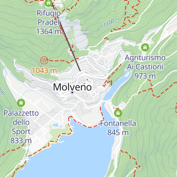 Map of Molveno Holiday's