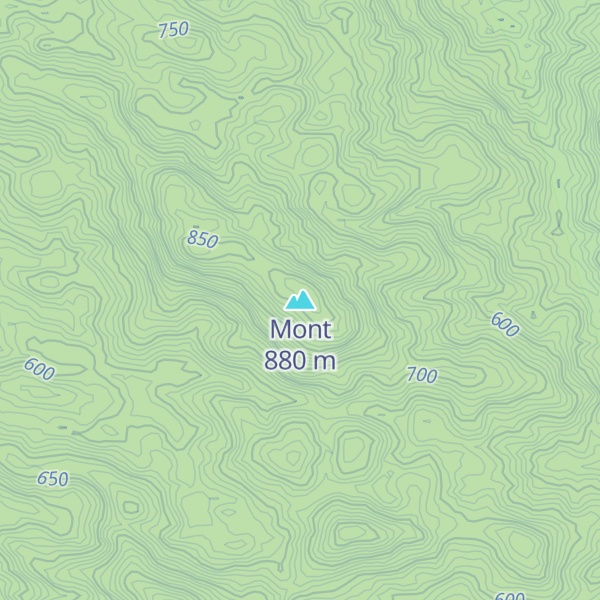Map of Mont