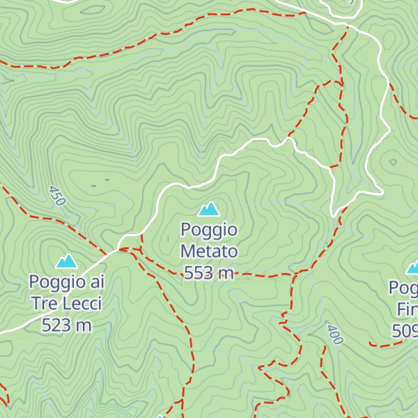Map of Poggio Metato
