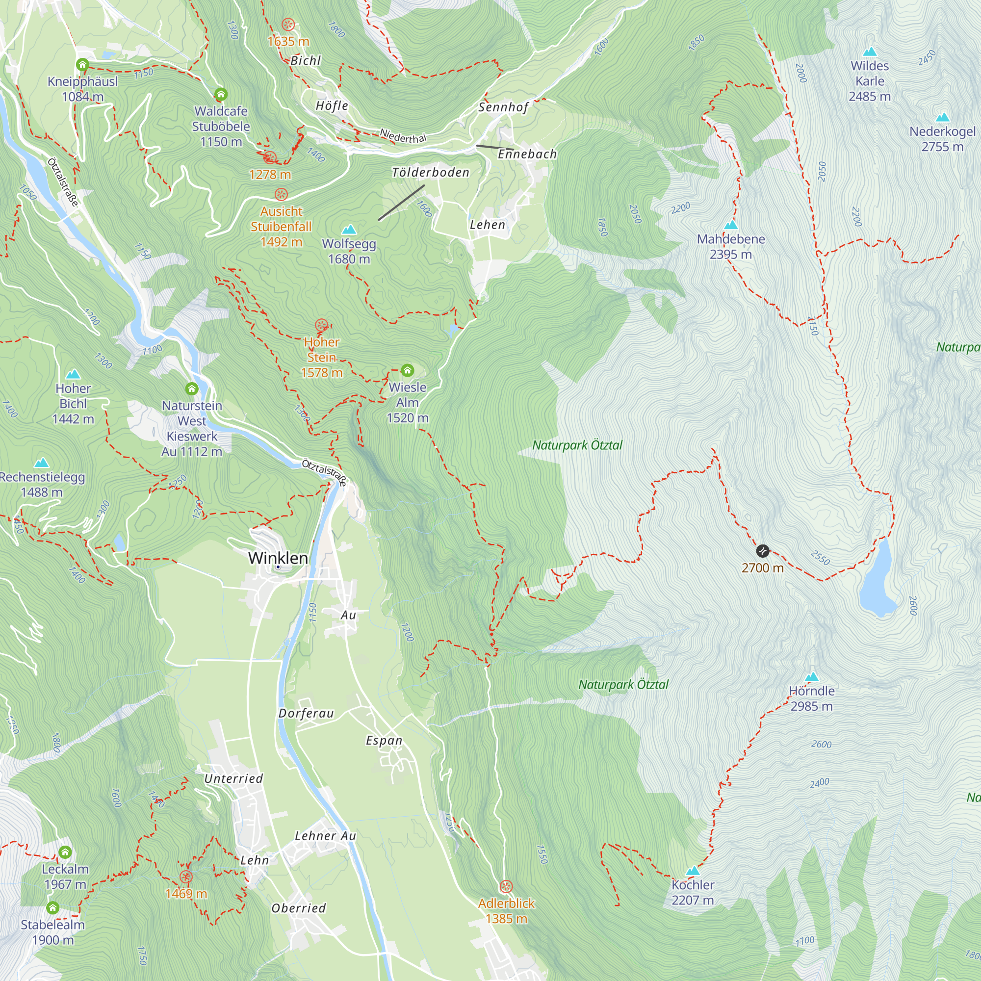 Untere Hemerachalm map