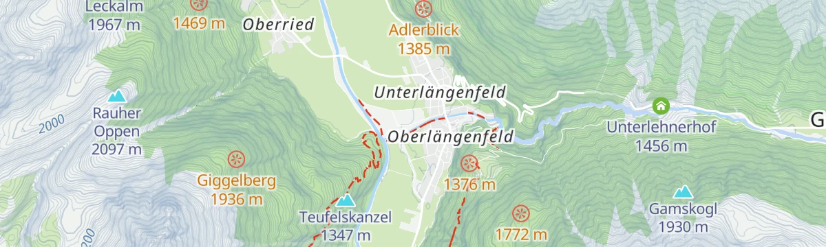 Map of the start of 634 Nissl Alm
