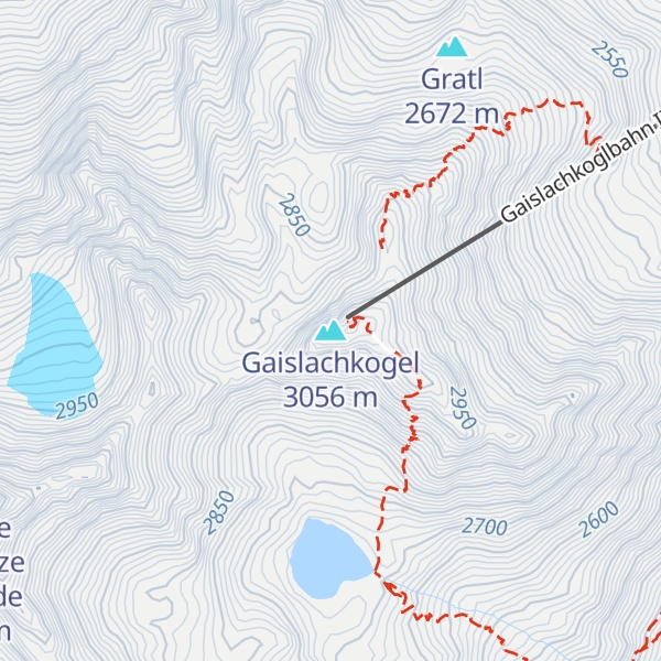 Map of Gaislachkogel