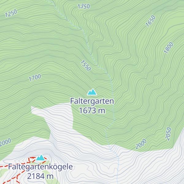 Map of Faltergarten