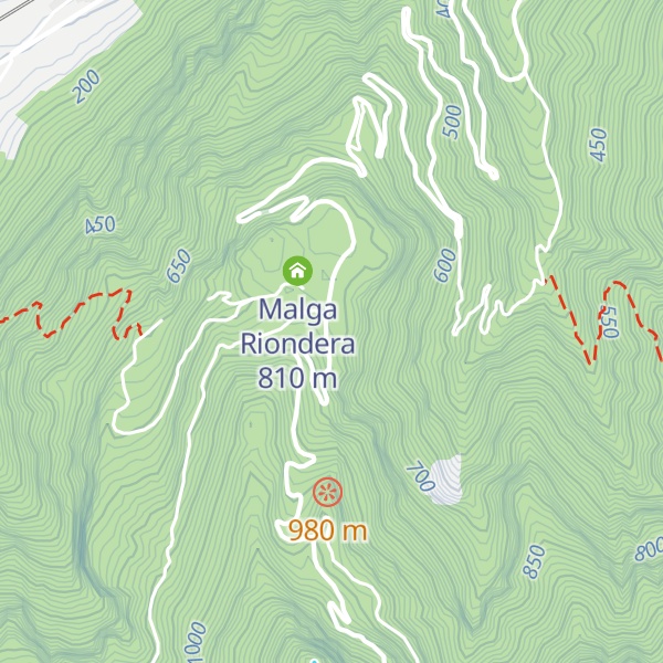 Map of Agritur Malga Riondera