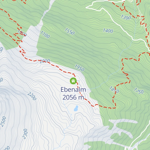 Map of Hahlkogelhaus (closed)