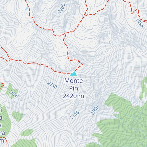 Map of Monte Pin