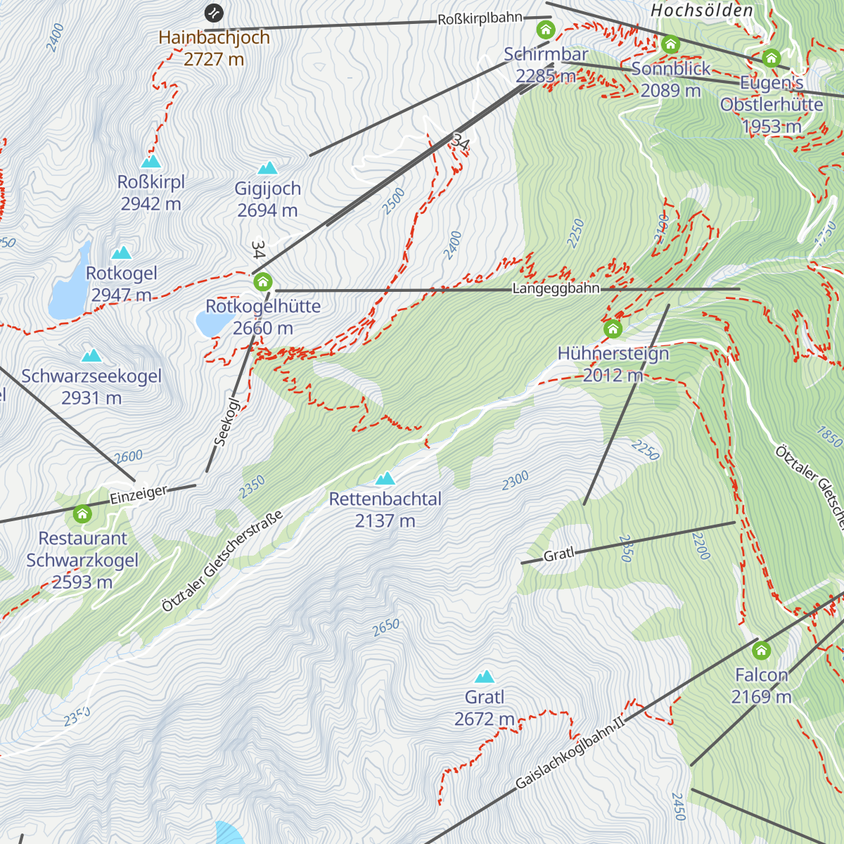 Rettenbachalm map