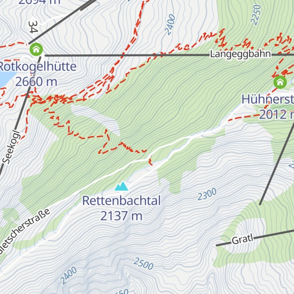 Map of Rettenbachalm