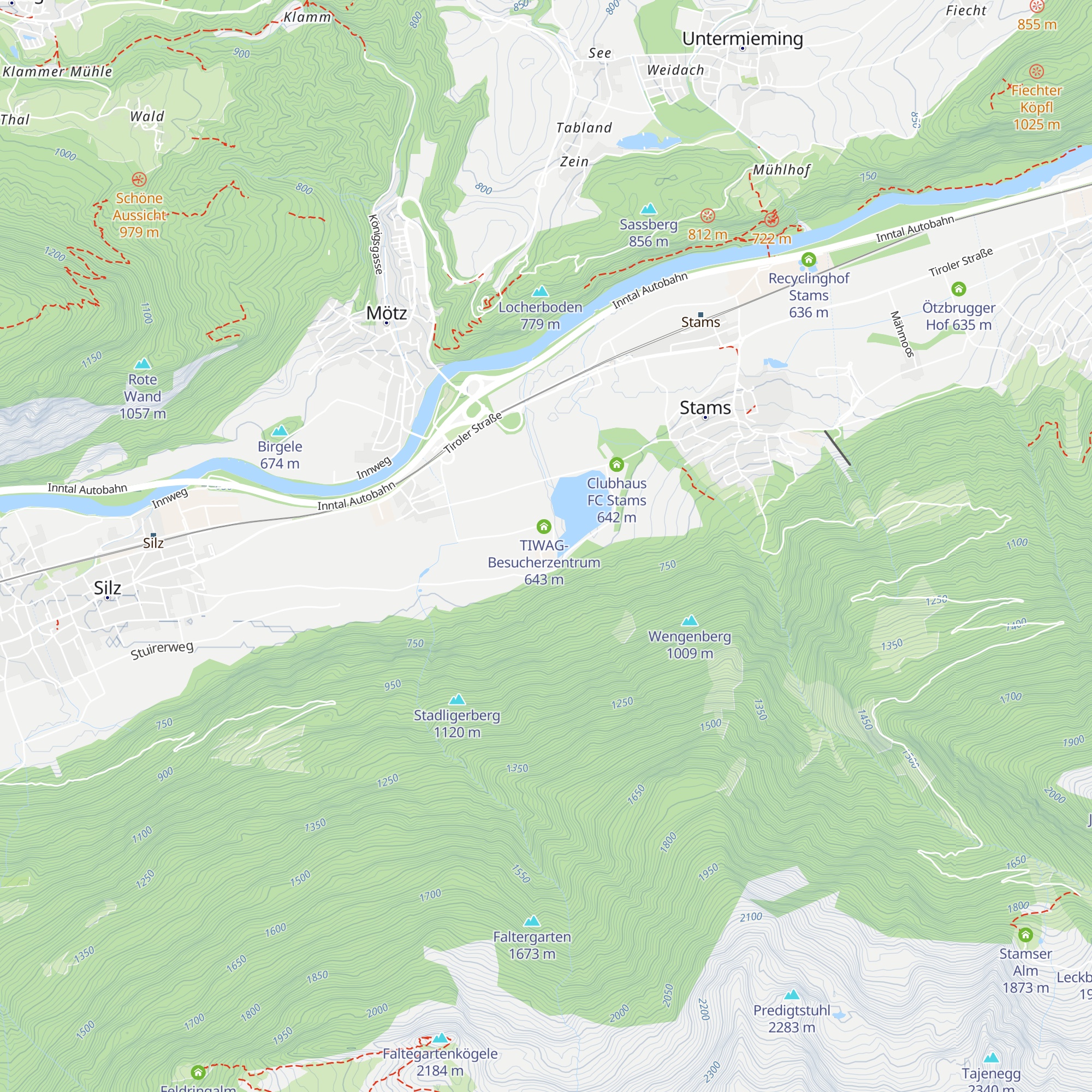 Kraftwerksleitstelle Silz map