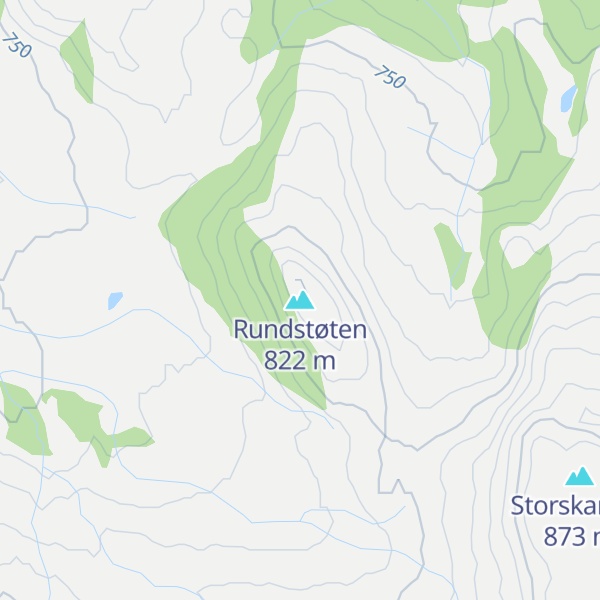 Map of Rundstøten