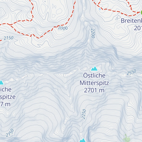 Map of Westliche Mitterspitz