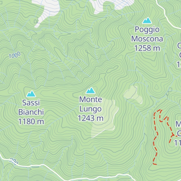 Map of Monte Lungo