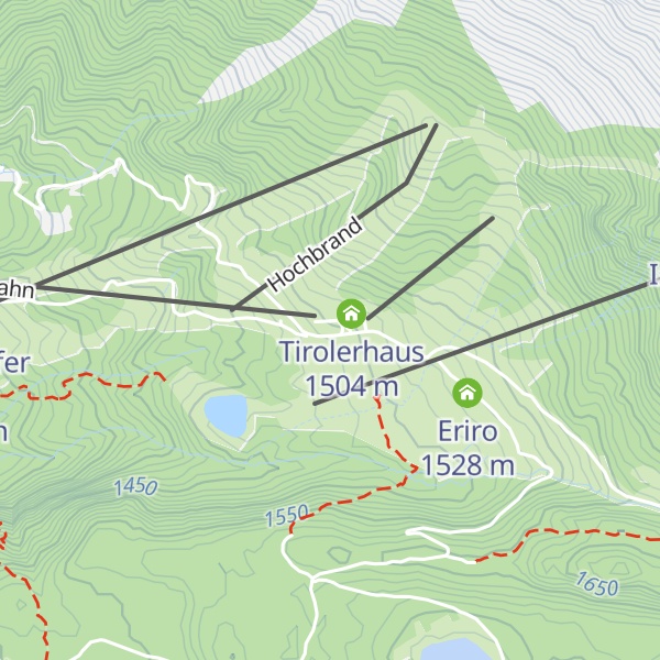 Map of Gasthof Ehrwalder Alm