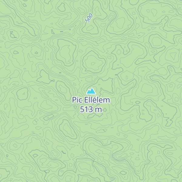 Map of Pic Ellélem