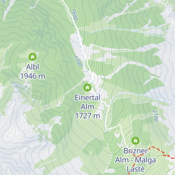 Map of Einertal Alm