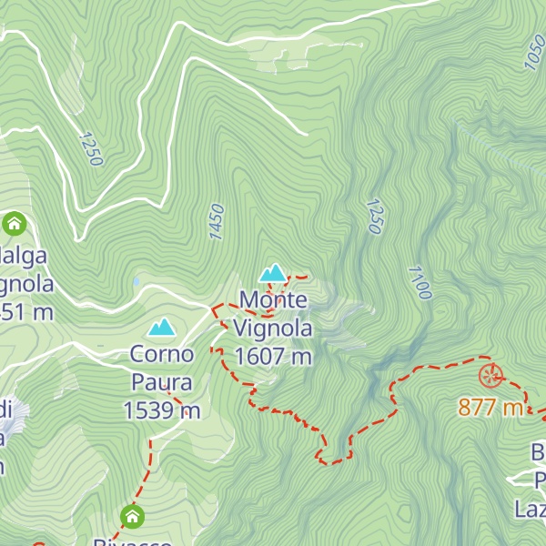 Map of Monte Vignola