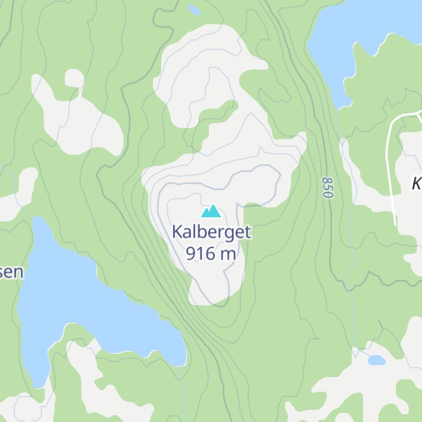 Map of Kalberget