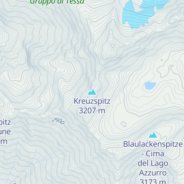 Map of Kreuzspitz