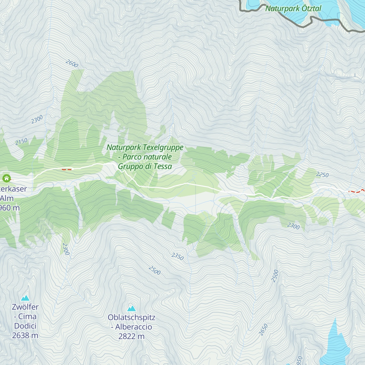 Eishof - Maso Gelato map