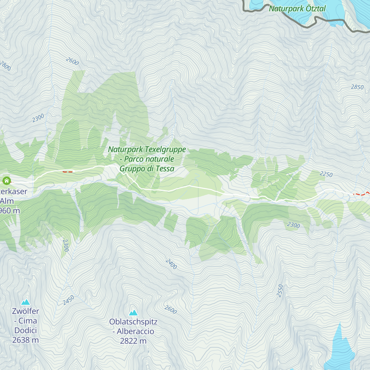 Eishof - Maso Gelato map