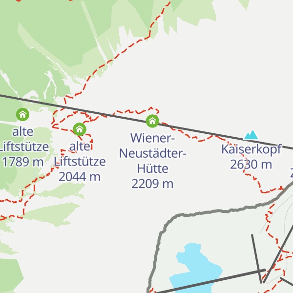 Map of alte Liftstütze