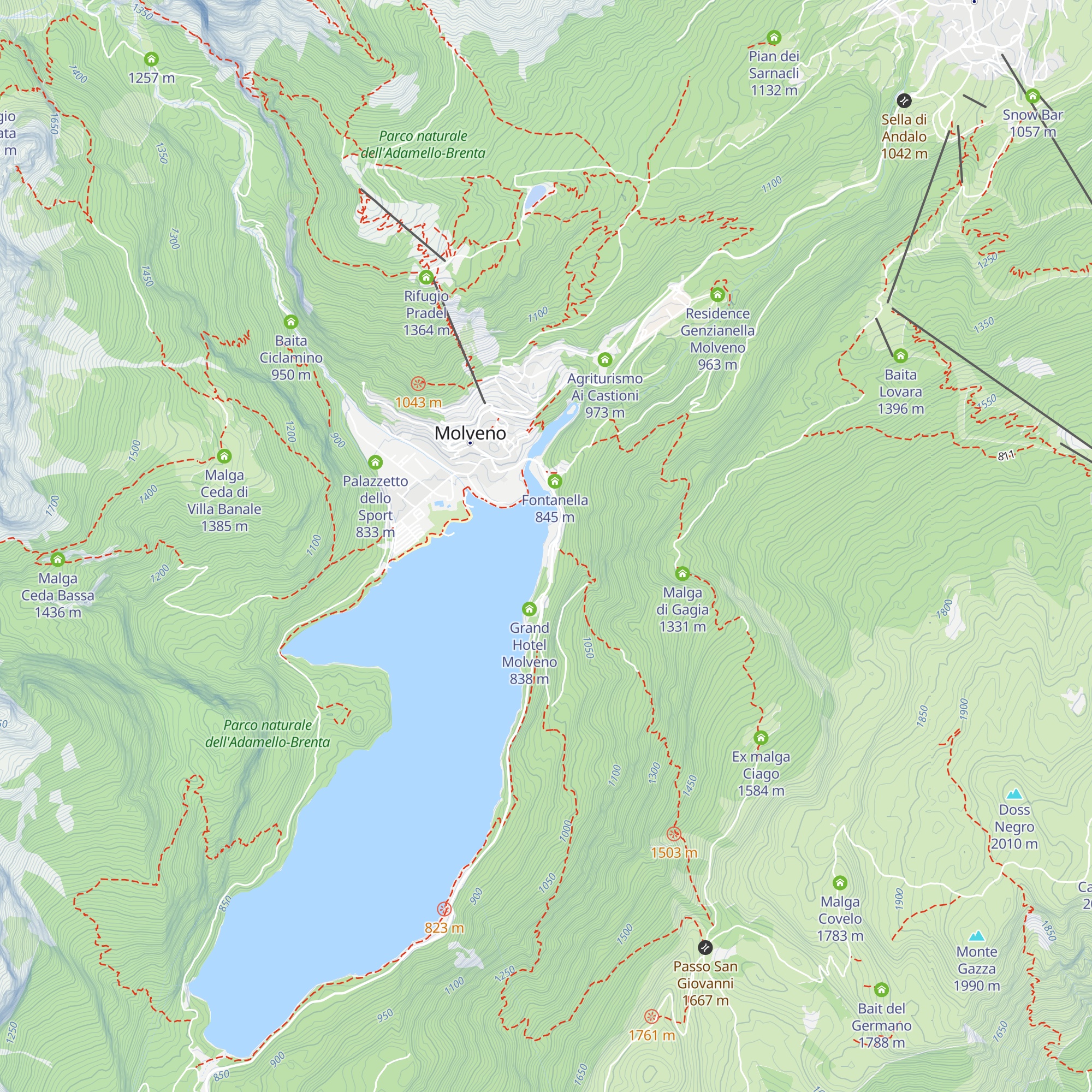 Lago Park Hotel map