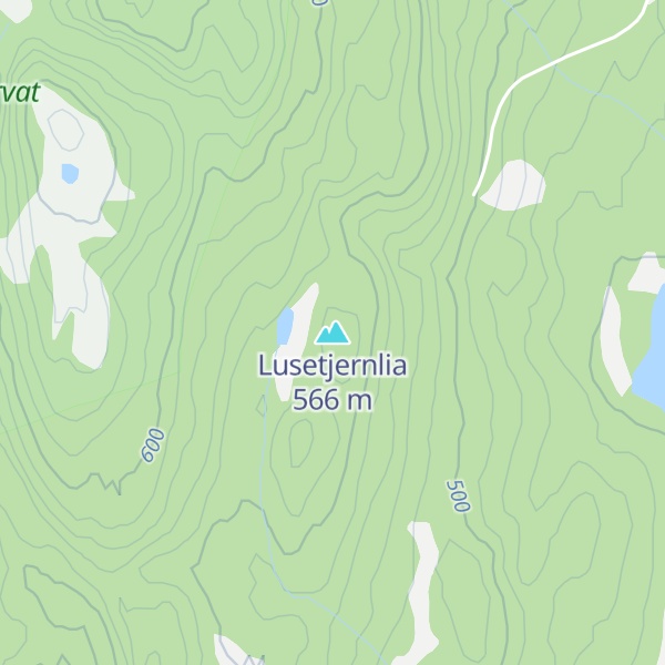 Map of Lusetjernlia