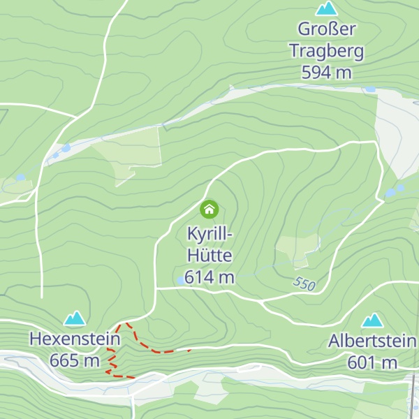 Map of Kyrill-Hütte