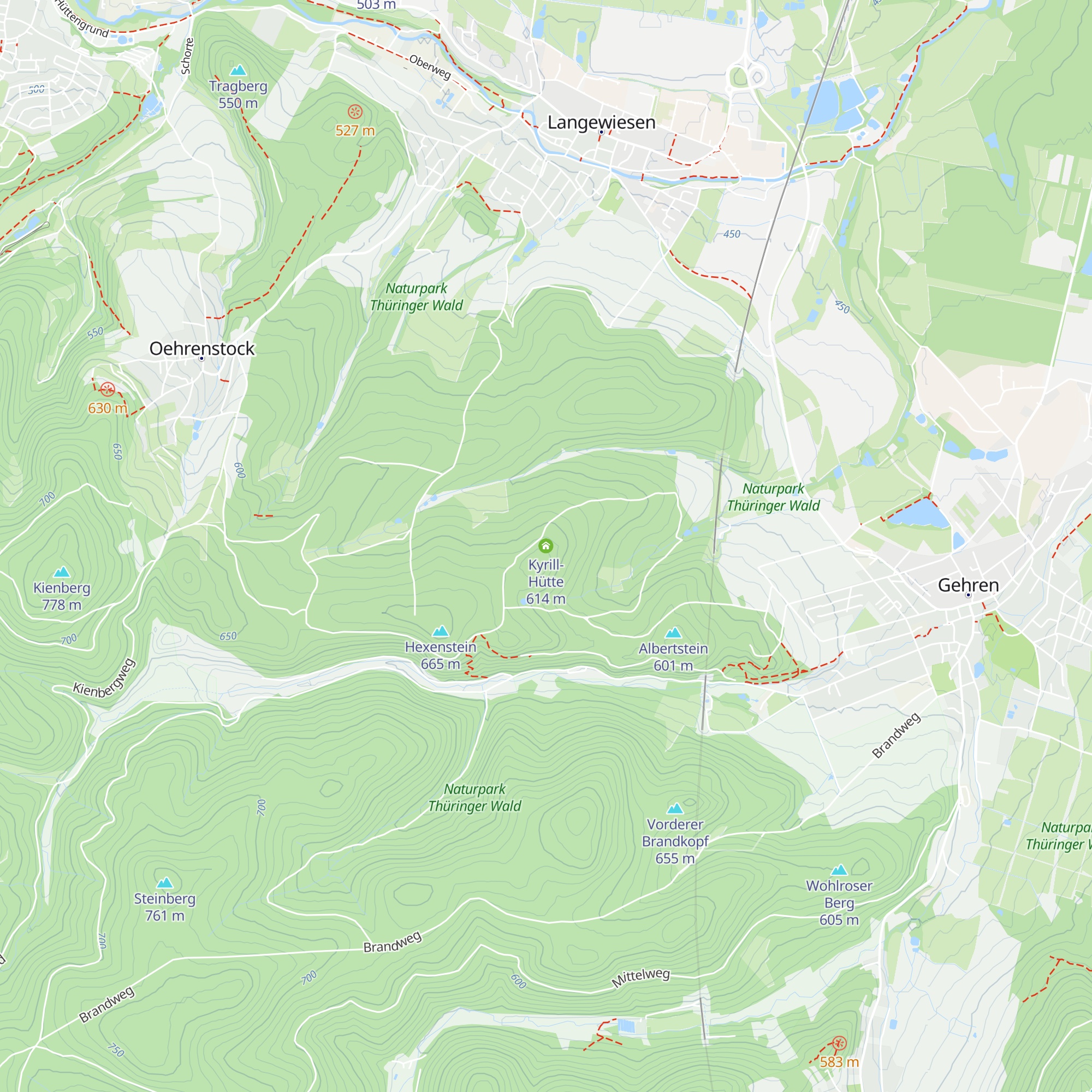 Kyrill-Hütte map