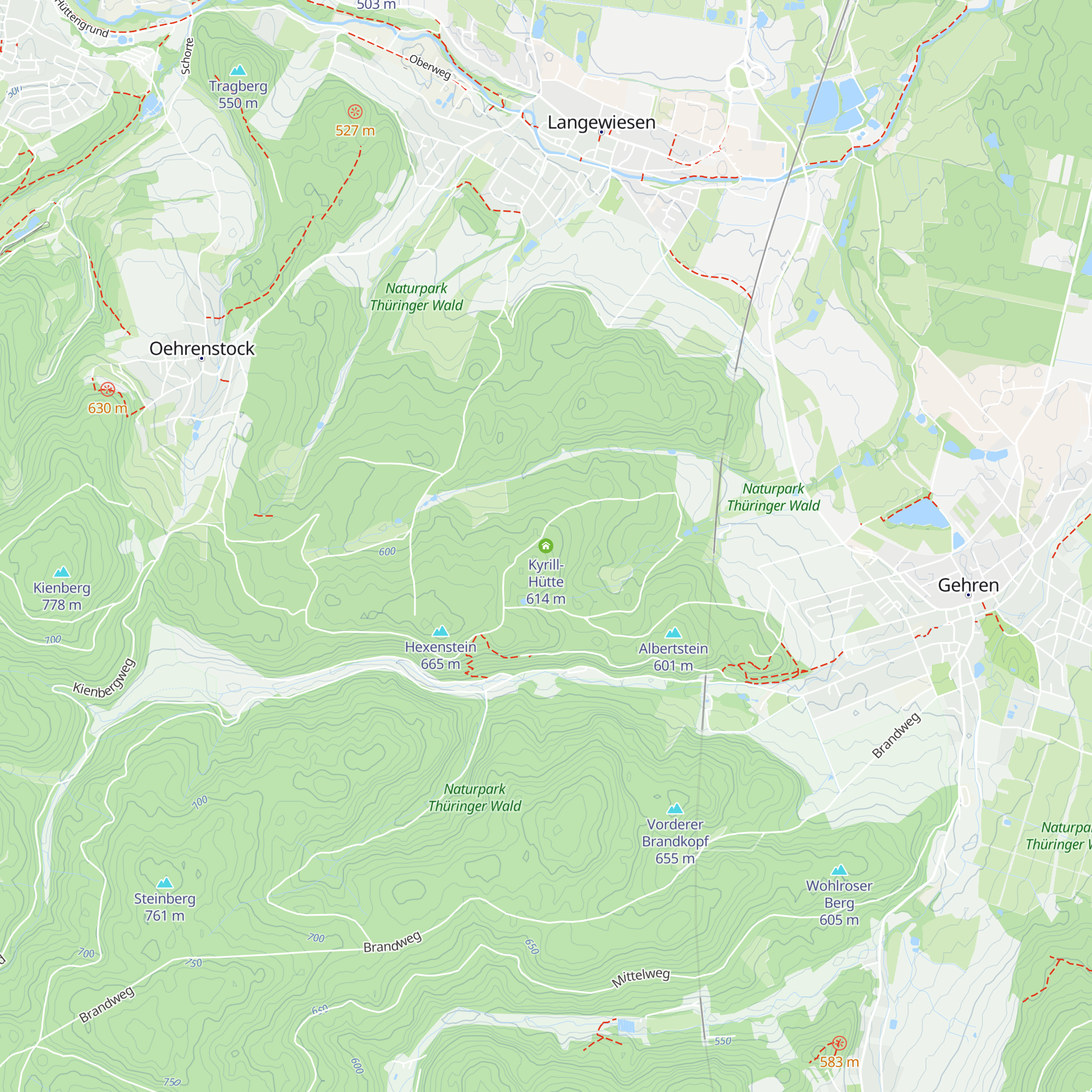 Kyrill-Hütte map