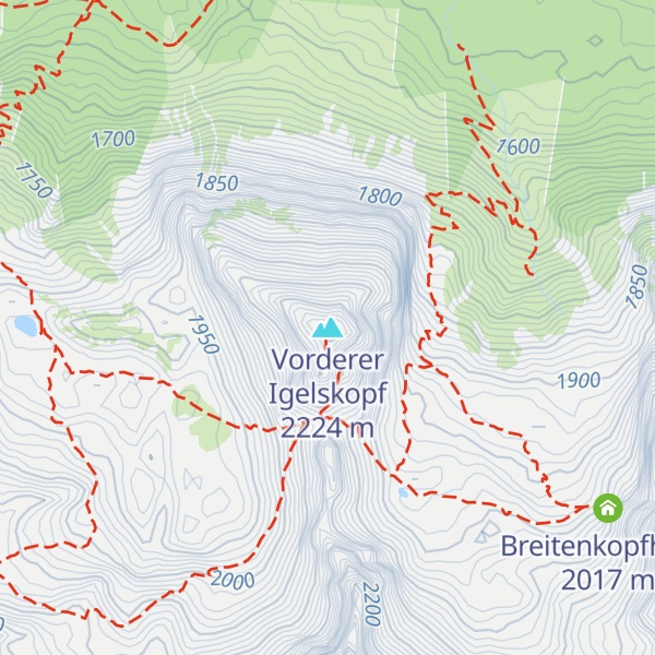 Map of Vorderer Igelskopf