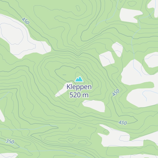 Map of Kleppen