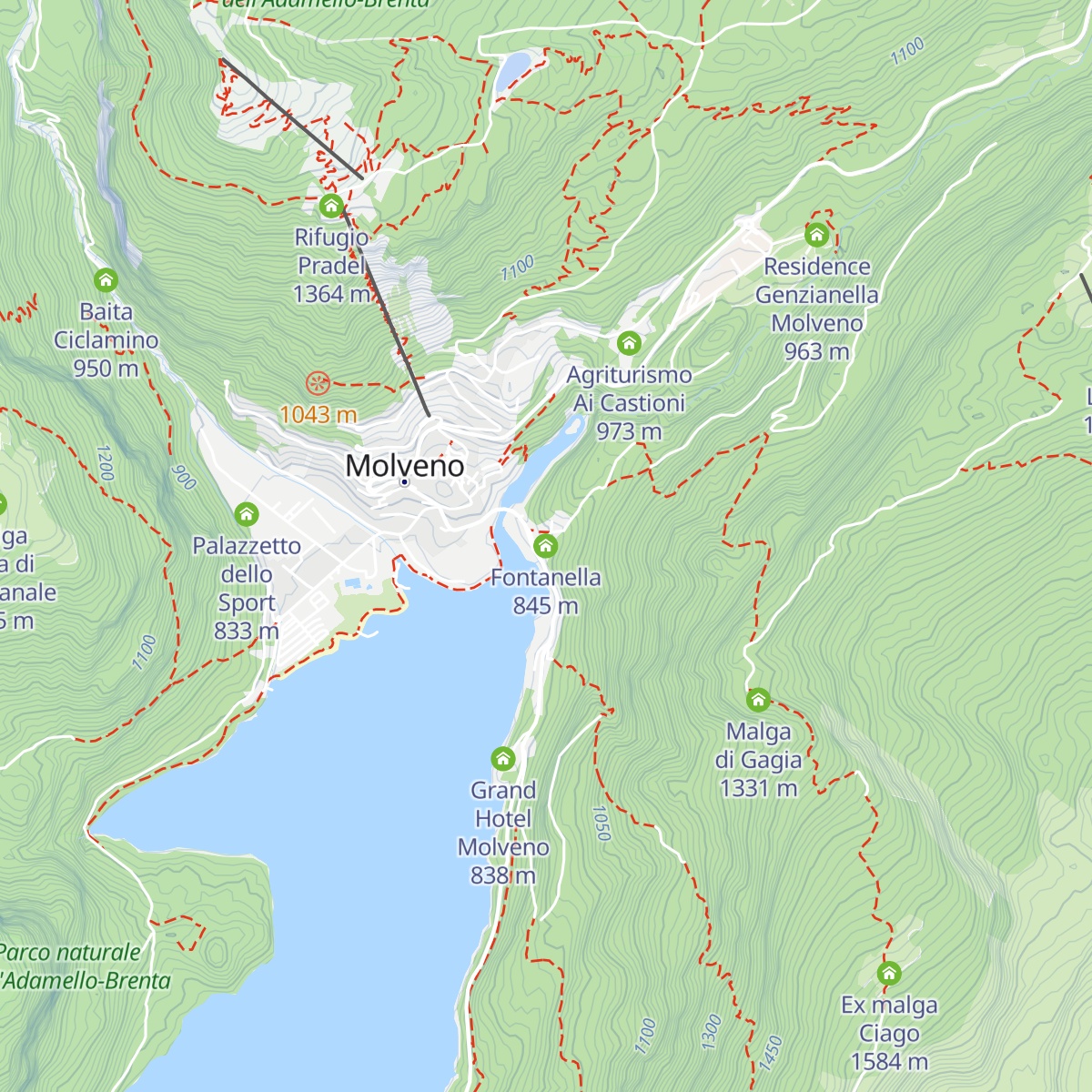Fontanella map