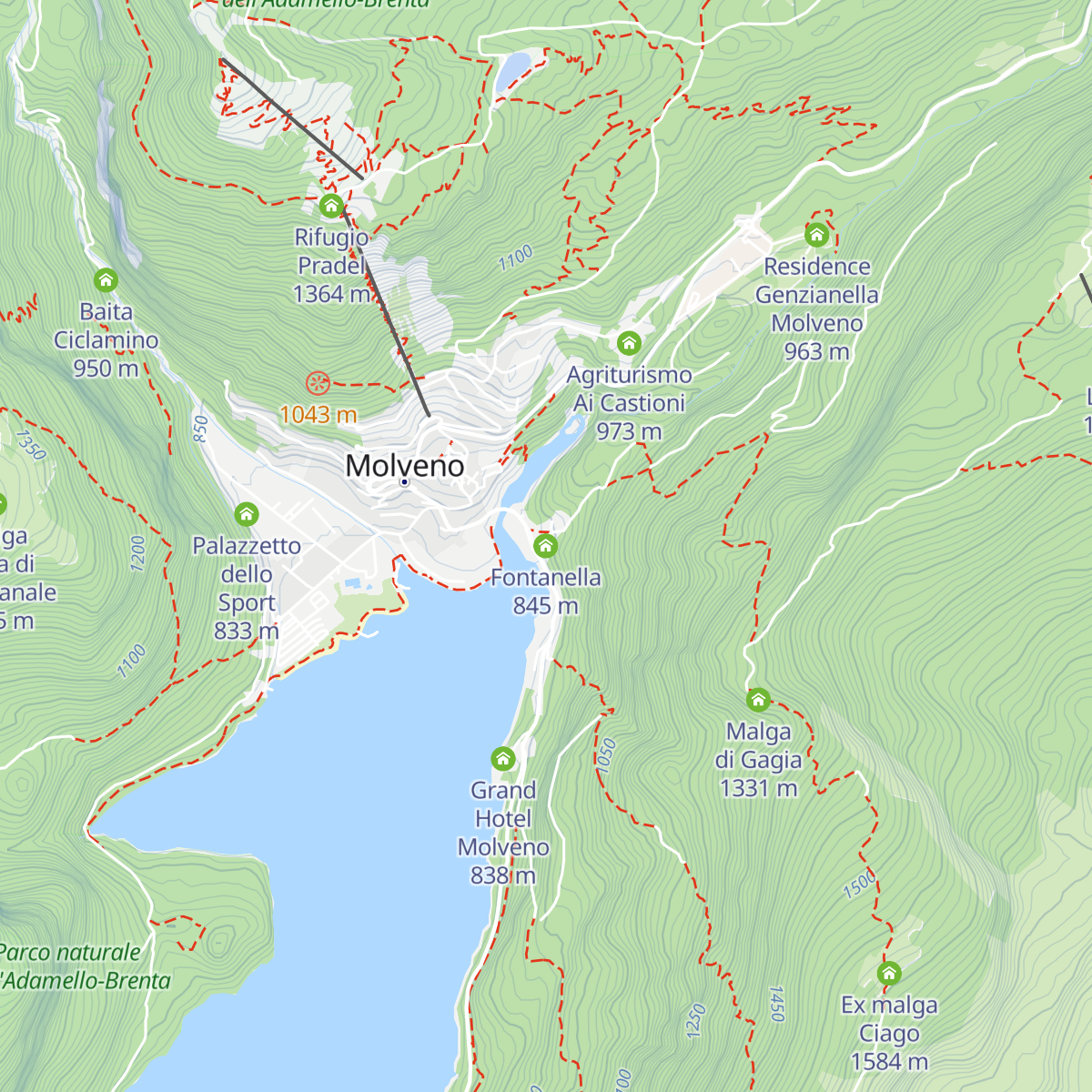 Fontanella map