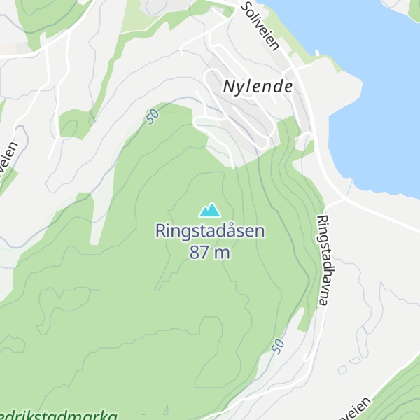 Map of Ringstadåsen