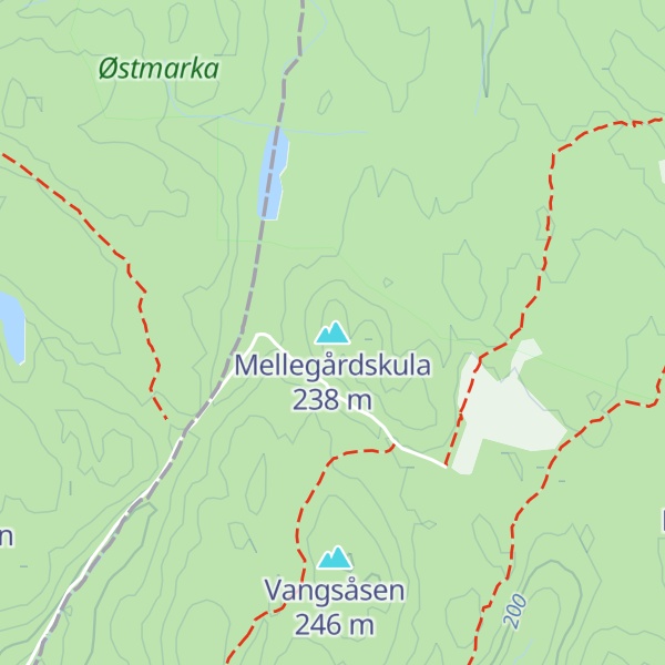 Map of Mellegårdskula