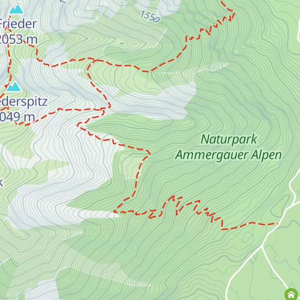 Map of Frieder-Alm