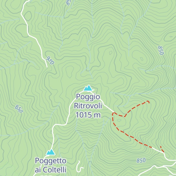 Map of Poggio Ritrovoli