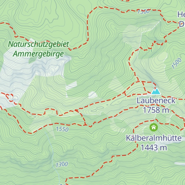 Map of Laubeneckalm