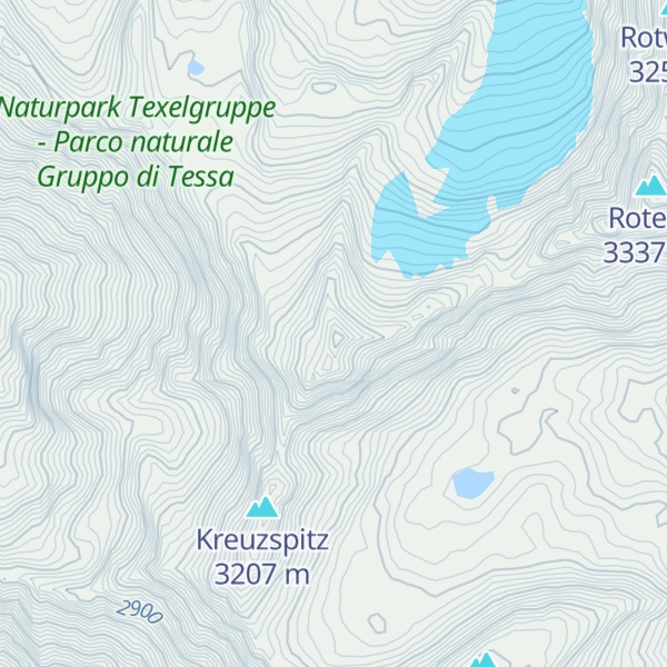 Map of Texelspitze - Cima Tessa